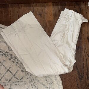 Banana Republic White Trousers